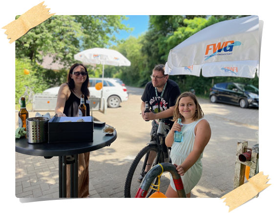 St Sauber m Gästen mR