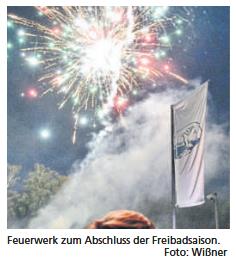 Freibad Feuerwerk
